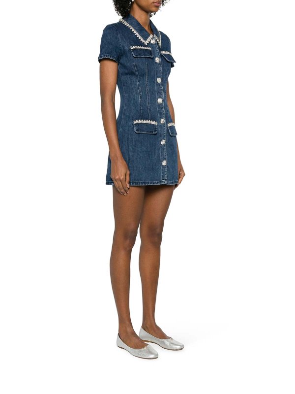 The Best Shops Self Portrait: short dresses - Short Denim Dress