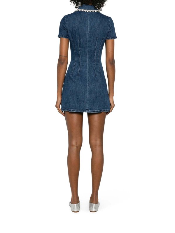 Short Denim Dress shop online: Self Portrait