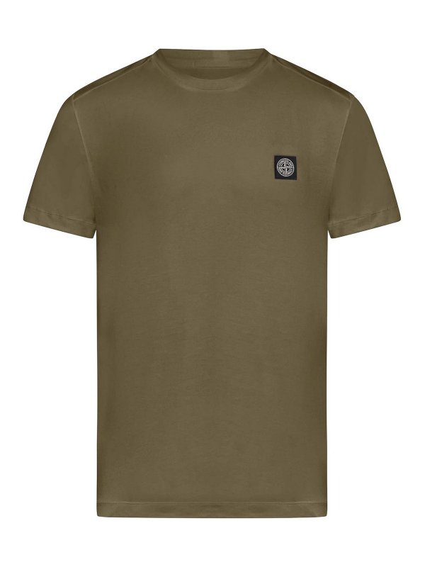 STONE ISLAND: Camisetas - Camiseta - Verde