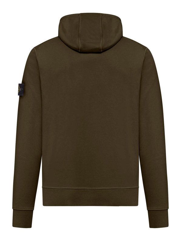 STONE ISLAND: Felpe e maglie online - Felpa Con Cappuccio Con Applicazione Bussola