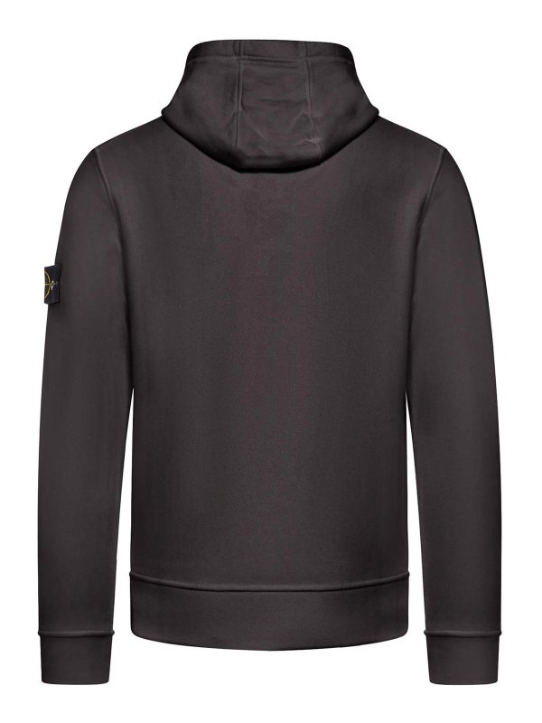 STONE ISLAND: Felpe e maglie online - Felpa Con Cappuccio Con Applicazione Bussola