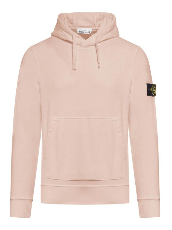 STONE ISLAND: スウェット＆セーター - スウェットシャツ/セーター - ヌードカラー