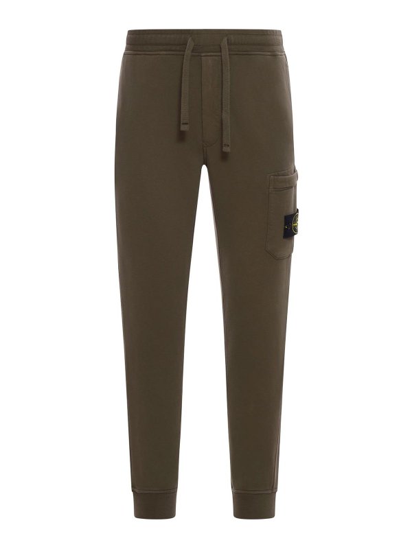 STONE ISLAND: Trousers Shorts - Sports Pants With Compass Application