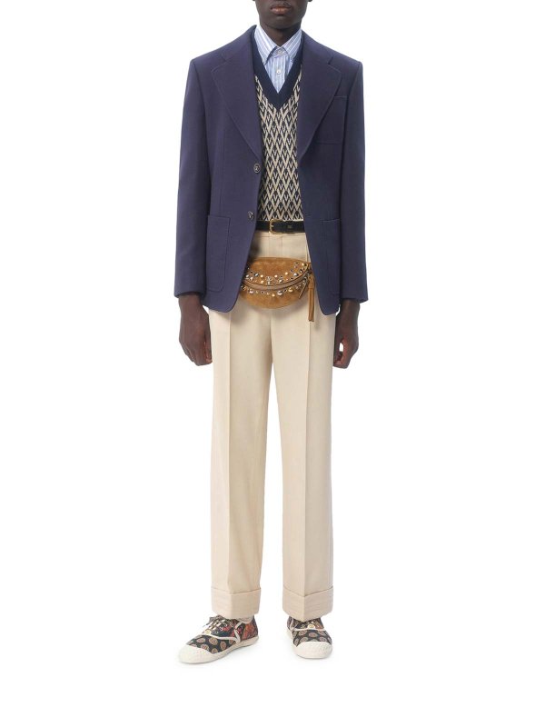 VALENTINO GARAVANI: クルーネック online - クルーネック - ブルー