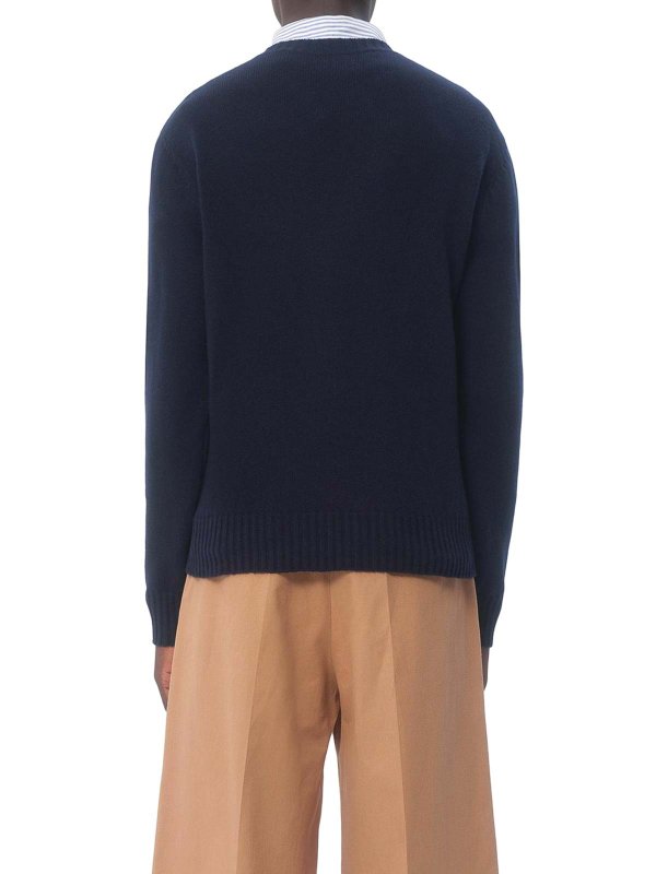 Pull Col Rond - Bleu shop online: VALENTINO GARAVANI