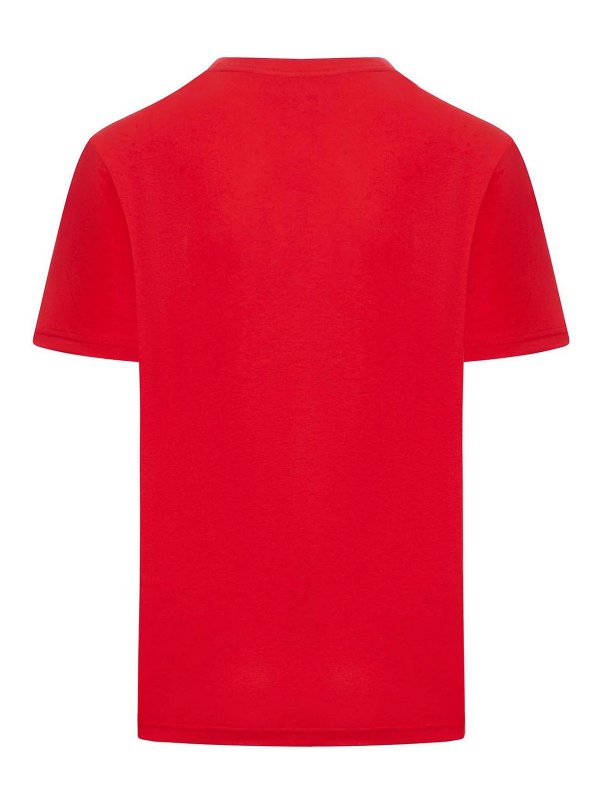 VALENTINO GARAVANI: t-shirt online - T-shirt in cotone con stampa Chez Valentino