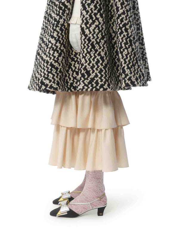 膝丈コート - 黒 shop online: VALENTINO GARAVANI