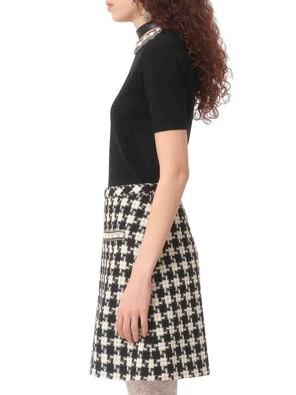 クルーネック - 黒 shop online: VALENTINO GARAVANI