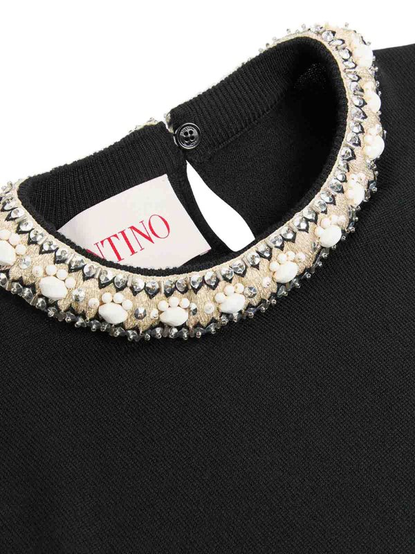 クルーネック shop online クルーネック - 黒