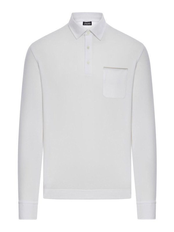 ZEGNA: ポロシャツ - ポロシャツ - 白