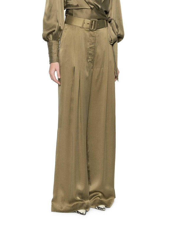The Best Shops ZIMMERMANN: pantaloni casual - Pantaloni a gamba larga in seta