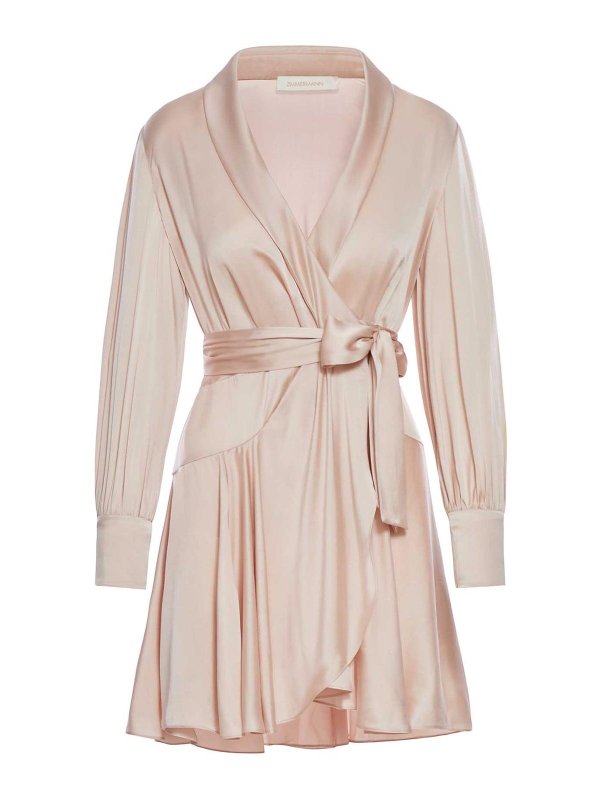 ZIMMERMANN: ニーレングスドレス - 膝丈ドレス - ヌードカラー