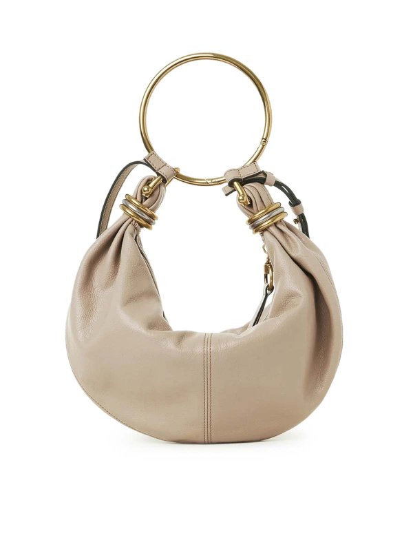Garnet Leather Bracelet Hobo Bag shop online: CHLOE