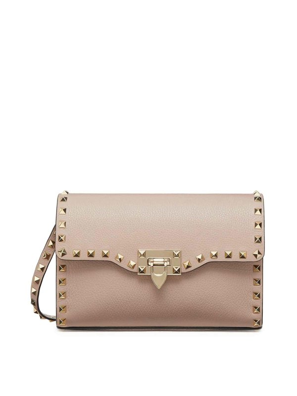 VALENTINO GARAVANI: クロスボディバッグ - クロスボディバッグ - ヌードカラー