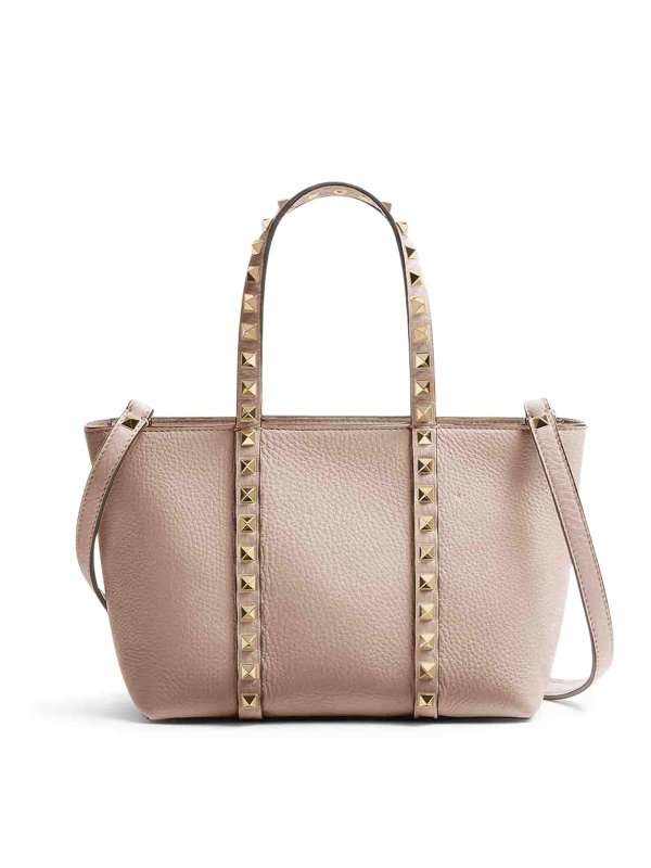 VALENTINO GARAVANI: Handtaschen - Shopper - Nude