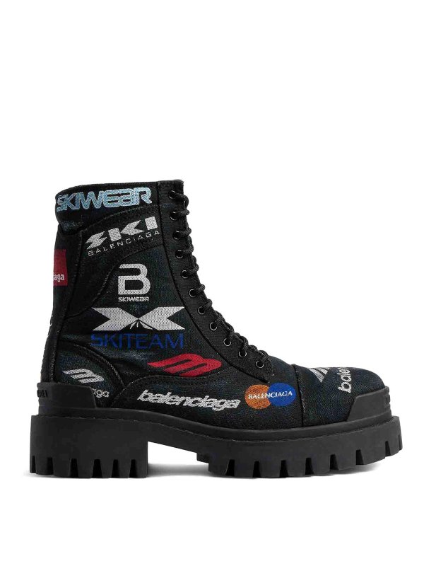 BALENCIAGA: Stiefeletten - Stiefeletten - Schwarz