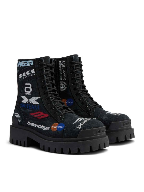 BALENCIAGA: Stiefeletten online - Stiefeletten - Schwarz