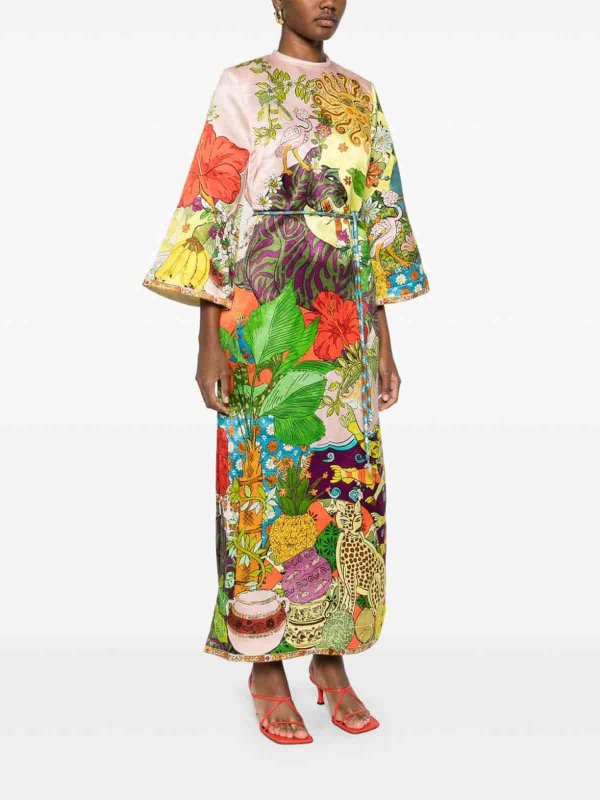 The Best Shops ALEMAIS: knee length dresses - Tiger Midi Dress