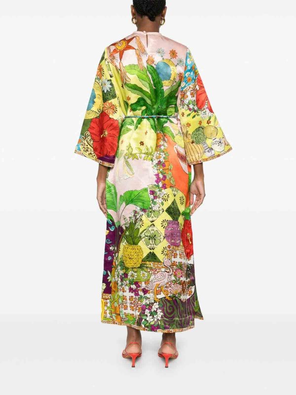 Tiger Midi Dress shop online: ALEMAIS