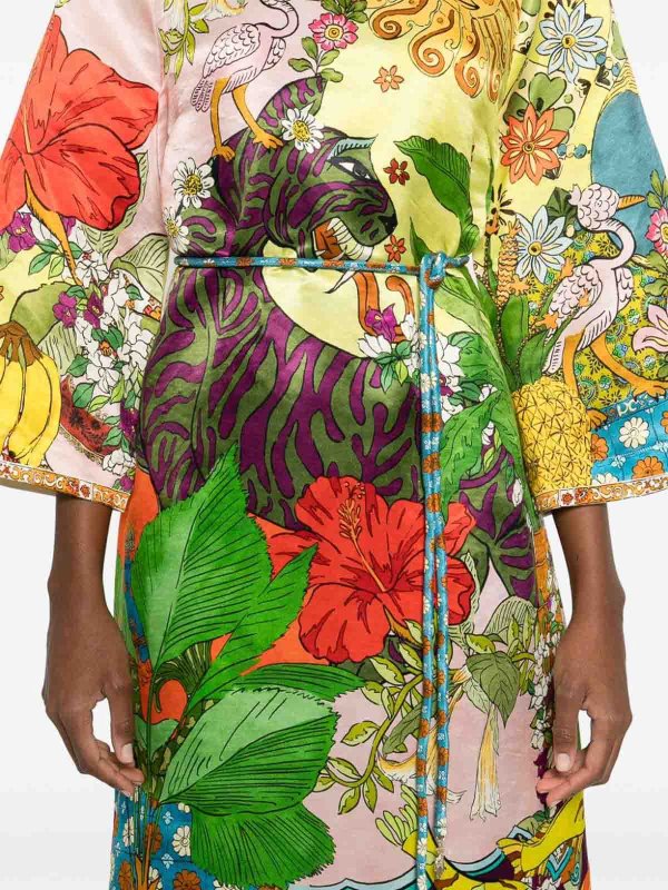 ALEMAIS buy online Tiger Midi Dress