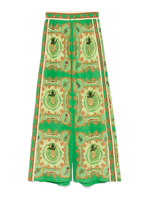 ALEMAIS: Pantalons casual - Pantalons Décontractés - Vert