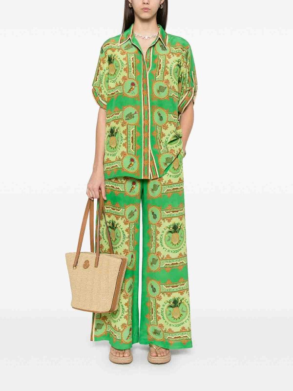 ALEMAIS: Pantalons casual online - Pantalons Décontractés - Vert