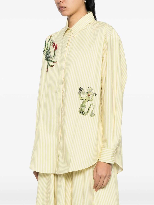 The Best Shops ALEMAIS: shirts - Seb Embellished Shirt