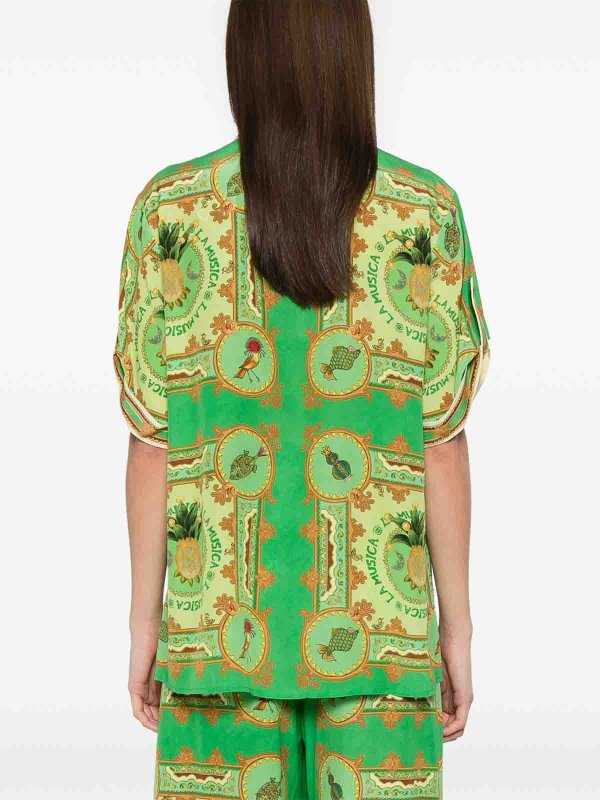 La Musica Silk Shirt shop online: ALEMAIS