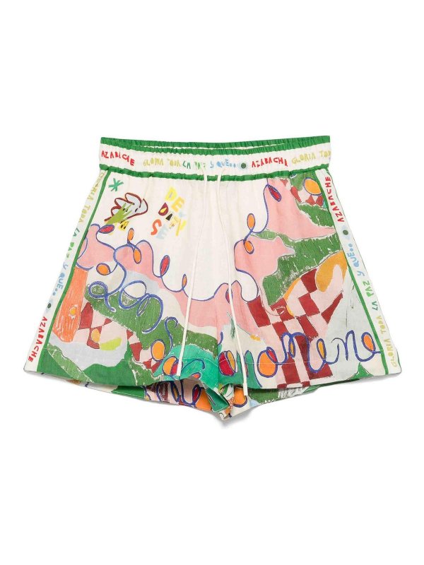 ALEMAIS: Hosen Shorts - Shorts - Blau