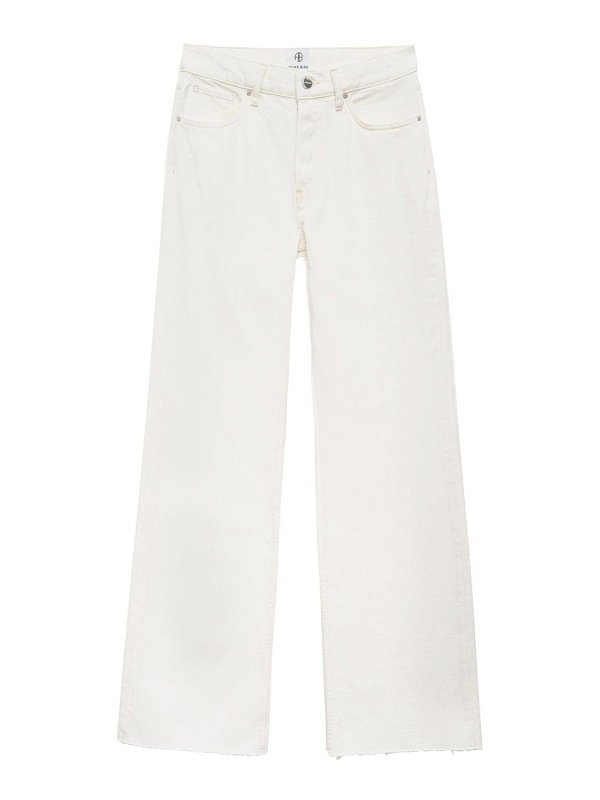 ANINE BING: Bootcut - Bootcut Jeans - Weiß