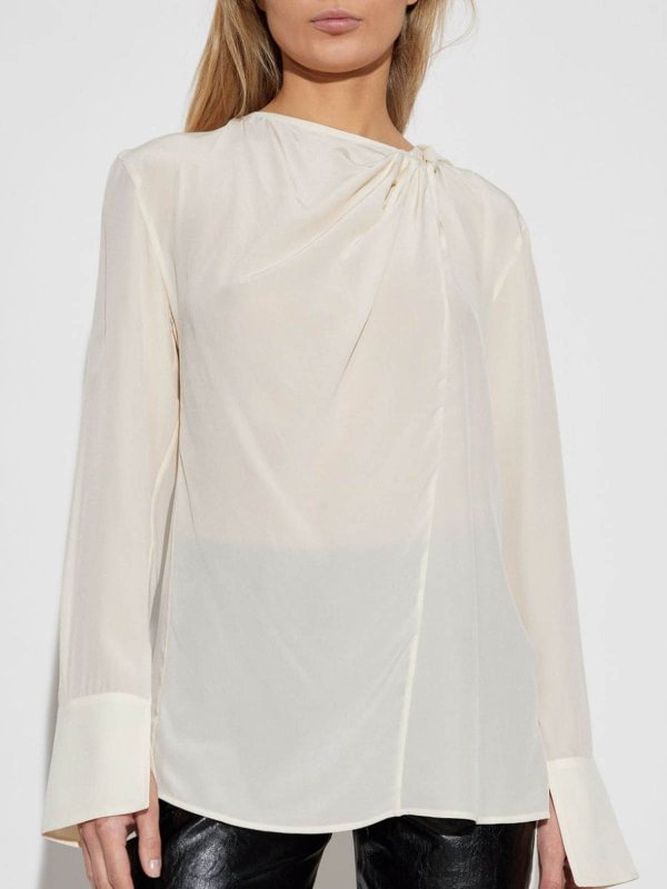 The Best Shops VICTORIA BECKHAM: Tops & Tank tops - Twist Detail Scarf Top