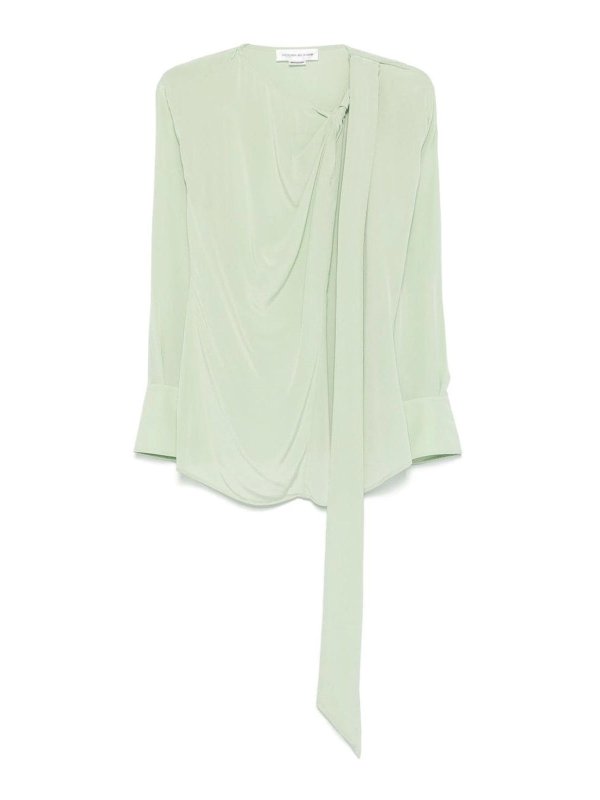 VICTORIA BECKHAM: Tops & Débardeurs - Top - Vert