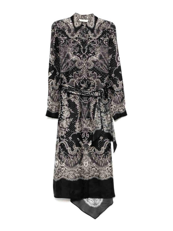 ZIMMERMANN: abiti al ginocchio - Vestito midi a camicia schiacciata