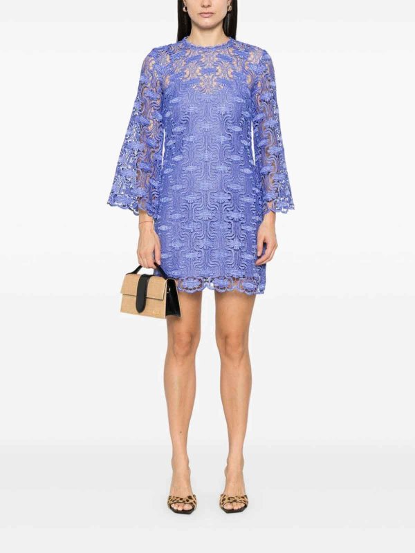 ZIMMERMANN: knee length dresses online - Maxine Lace Tunic Dress