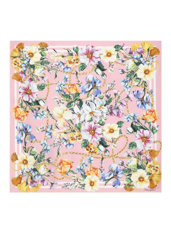 DOLCE & GABBANA: Stolen und Schals - Stola - Weiß