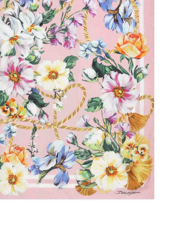 DOLCE & GABBANA: Écharpes & Châles  online - Étole - Blanc