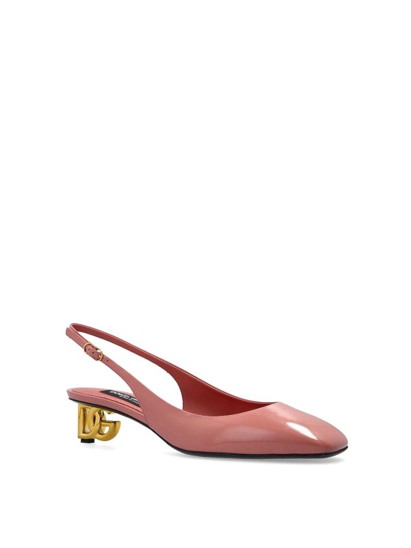DOLCE & GABBANA: court shoes online - Shiny Calfskin Slingback