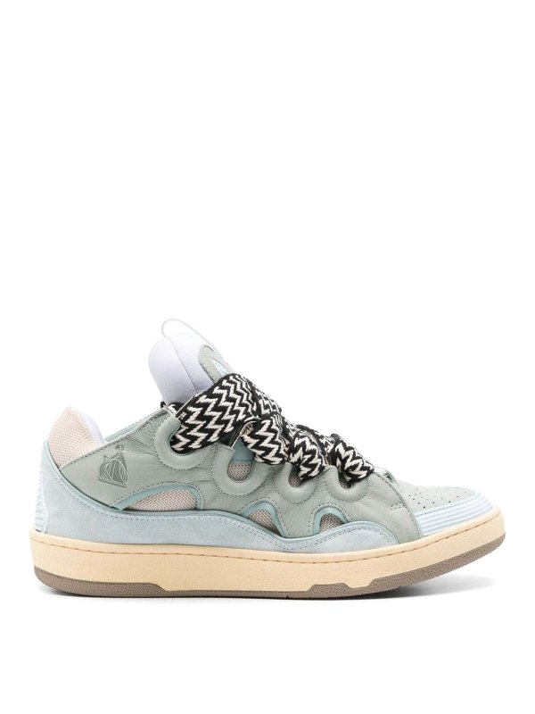 LANVIN: Chaussures de sport - Baskets - Bleu Clair