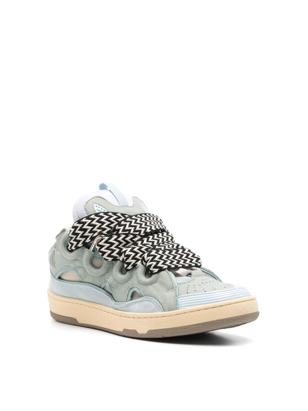 LANVIN: Chaussures de sport online - Baskets - Bleu Clair