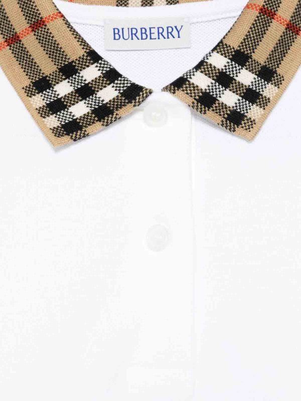 BURBERRY: ニーレングスドレス online - 膝丈ドレス - 白