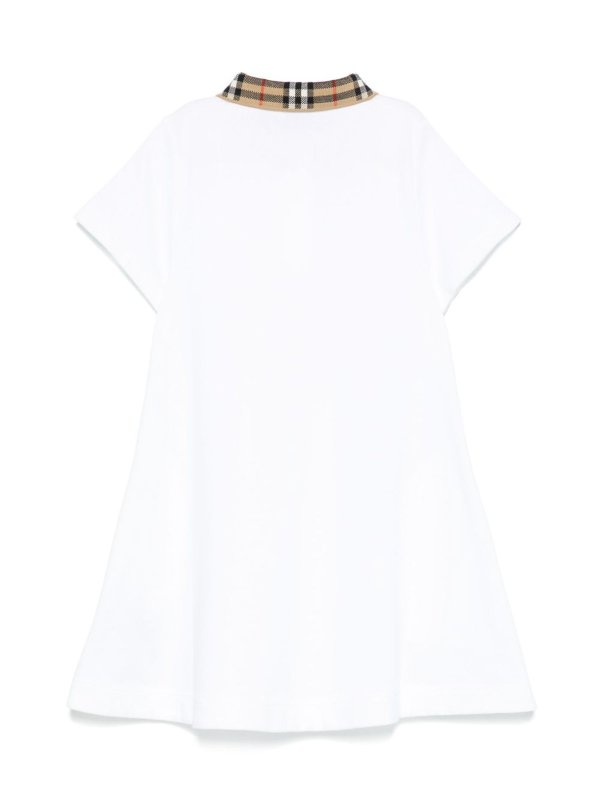 The Best Shops BURBERRY: ニーレングスドレス - 膝丈ドレス - 白