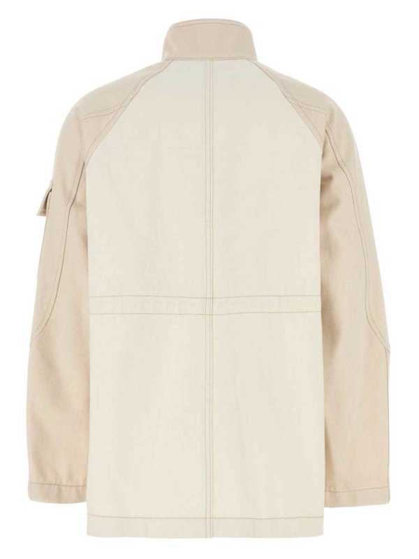 FENDI: bombers online - Denim Bomber Jacket