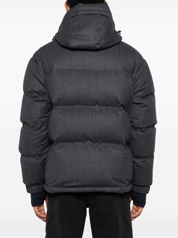 MONCLER: Vestes-rembourrees online - Blouson Rembourré - Gris