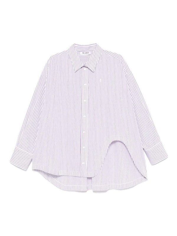 The Attico: shirts - Striped Shirt
