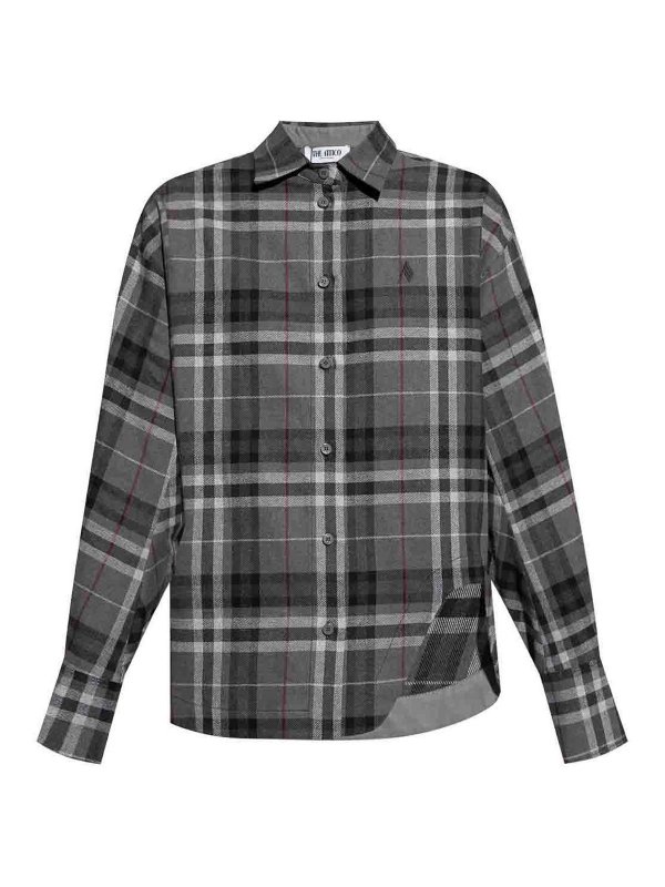 The Attico: Camisas - Camisa - Gris