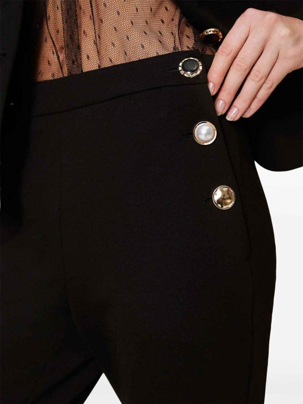 TWINSET: Pantalons casual online - Pantalons Décontractés - Noir