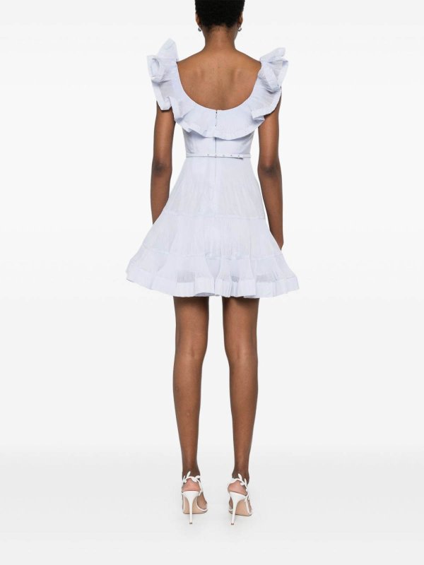 The Best Shops ZIMMERMANN: カクテルドレス - ショートドレス - ブルー