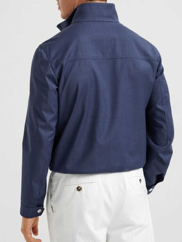 The Best Shops BRUNELLO CUCINELLI: Bomberjacken - Bomberjacke - Denim