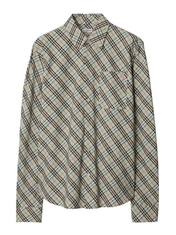 BURBERRY: Camisas - Camisa - Gris