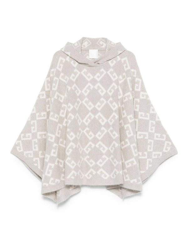 GIVENCHY: ケープ＆ポンチョ - ケープ/ポンチョ - グレー